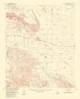 Borrego Mountain California Quad - USGS 1961 Art Print