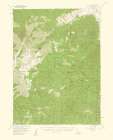 China Mountain California Quad - USGS 1961 Art Print