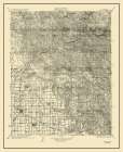 Dinuba California Quad - USGS 1924 Art Print