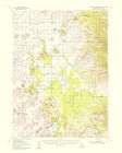 Dwinnel Reservoir California Quad - USGS 1957 Art Print