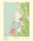 Eureka California Quad - USGS 1961 Art Print