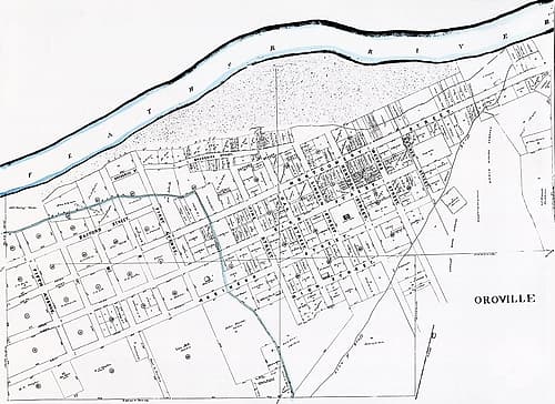 Oroville California Landowner - Edmunds 1878 Art Print by Edmunds