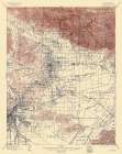 Pasadena California Quad - USGS 1900 Art Print