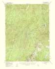 Paradise California Quad - USGS 1961 Art Print