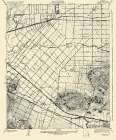 Puente California California Quad - USGS 1927 Art Print