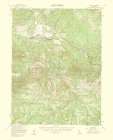 Quincy California Quad - USGS 1956 Art Print