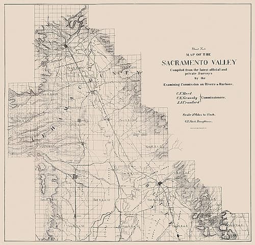 Sacramento Valley California - Britton and Rey Vintage Print