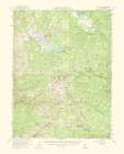 Sierra City California Quad - USGS 1955 Art Print