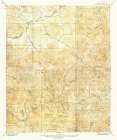 Tujunga California Quad - USGS 1897 Art Print