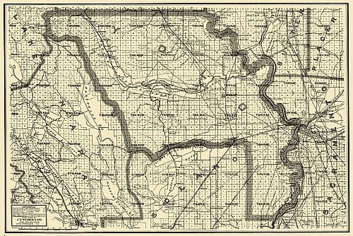 Yolo California - Weber 1914 Vintage Print