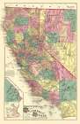 California, Nevada - Thompson 1877 Art Print