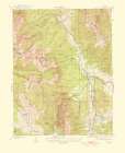 Dillion Colorado Quad - USGS 1955 Art Print