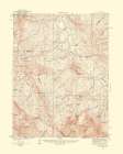 Mt Powell Colorado Quad - USGS 1933 Art Print