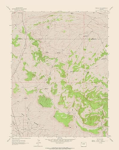 Rangely Colorado Quad - USGS 1962 Vintage Print