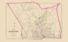 Bridgeport Connecticut North Part - Hurd 1893 Art Print