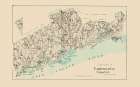 Fairfield  South Connecticut - Hurd 1893 Art Print