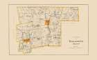 Tolland  North Connecticut - Hurd 1893 Art Print
