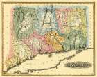 Connecticut - Lucas 1823 Art Print