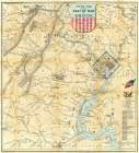 Army Seat of War In Virginia - Disturnell 1861 Art Print
