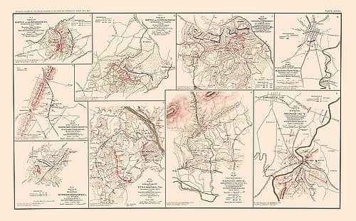 Records Union Confederate Armies - Hotchkiss 1895 Vintage Print
