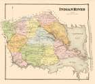 Indian River Delaware Landowner - Beers 1868 Art Print