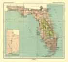 Florida - Hoen 1896 Art Print