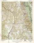 Muscogee Florida Alabama Quad - USGS 1943 Art Print
