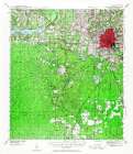 Tallahassee Florida Quad - USGS 1940 Art Print
