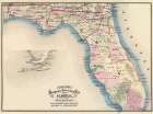 Florida - Cram 1875 Art Print