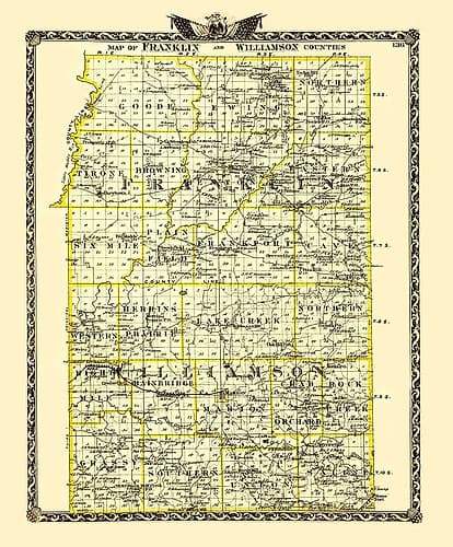 Franklin  Williamson Illinois Landowner Art Print