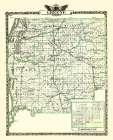 Greene Illinois Landowner - Warner 1870 Art Print