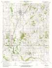 Norris City Illinois Quad - USGS 1963 Art Print