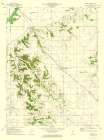 Oakford Illinois Quad - USGS 1971 Art Print