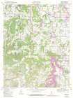 Pomona Illinois Quad - USGS 1948 Art Print