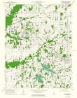 Thompsonville Illinois Quad - USGS 1963 Art Print