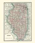 Illinois - Rathbun 1893 Art Print
