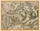 Aargau Canton Switzerland - Blaeu 1630 Art Print