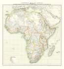 Africa - Bartholomew 1909 Art Print