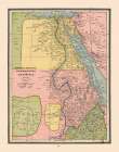 Egypt Arabia Upper Nubia Abyssinia - Cram 1888 Art Print