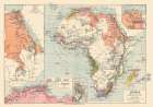 Political Africa - Drioux 1882 Art Print