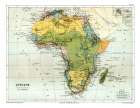 Political Africa - Cortambert 1880 Art Print