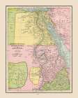 Northeastern Africa - Cram 1892 Art Print