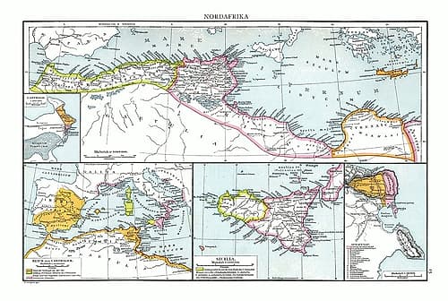 North Africa - Droysen 1886 Art Print