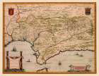 Andalusia Spain - Blaeu 1635 Art Print