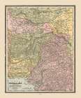 Central Asia - Cram 1888 Art Print