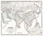Asia 6th to 9th Century - Spruner 1855 Art Print