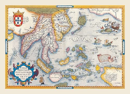 India Asia - Blaeu 1665 Art Print
