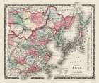 Asia - Colton 1858 Art Print