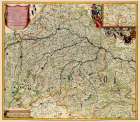 Bavaria Region Germany - De Wit 1688 Art Print