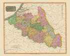 Benelux Belgium Netherlands - Thomson 1815 Art Print